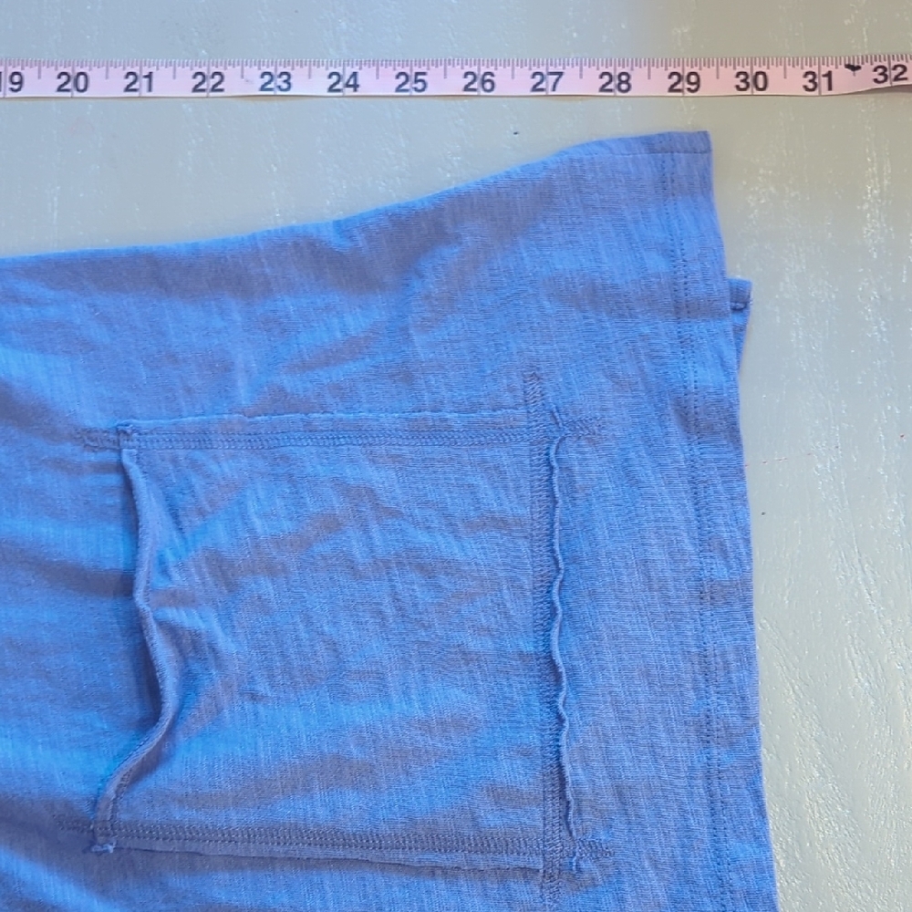 Open Front Cardigan Long Pockets Cornflower Blue size XXL - Picture 7 of 7